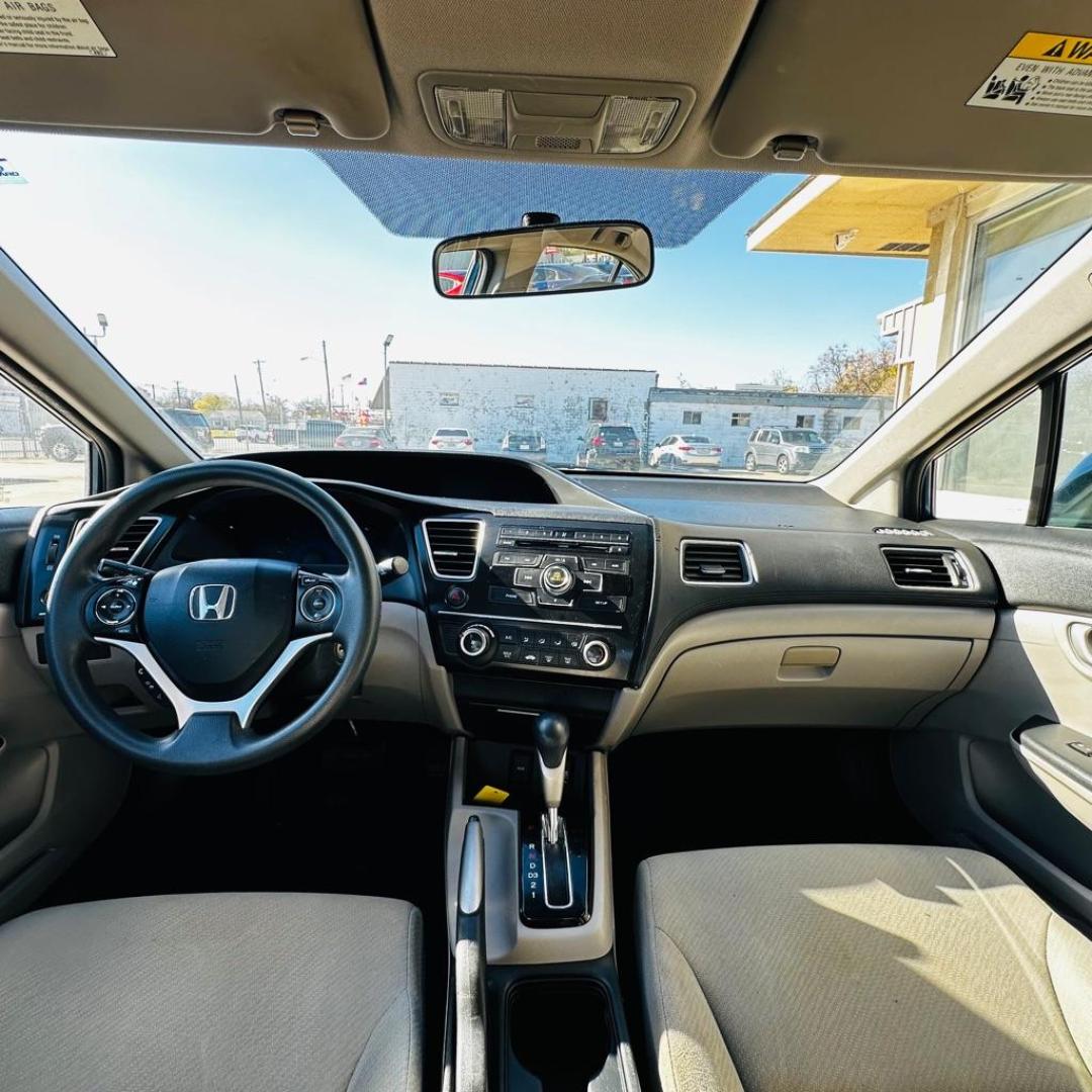 2013 BLUE HONDA CIVIC LX (2HGFB2F50DH) with an 1.8L engine, Automatic transmission, located at 4415 NE 28th St., Haltom City, TX, 76117, (817) 222-9334, 0.000000, 0.000000 - Photo#7